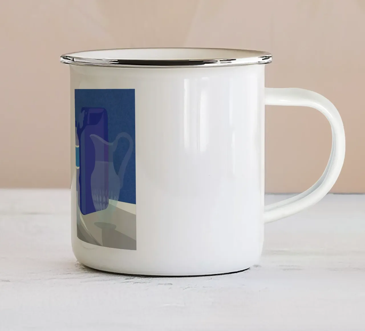 5 Wasserbehälter tazza in smalto da Rosi Feist