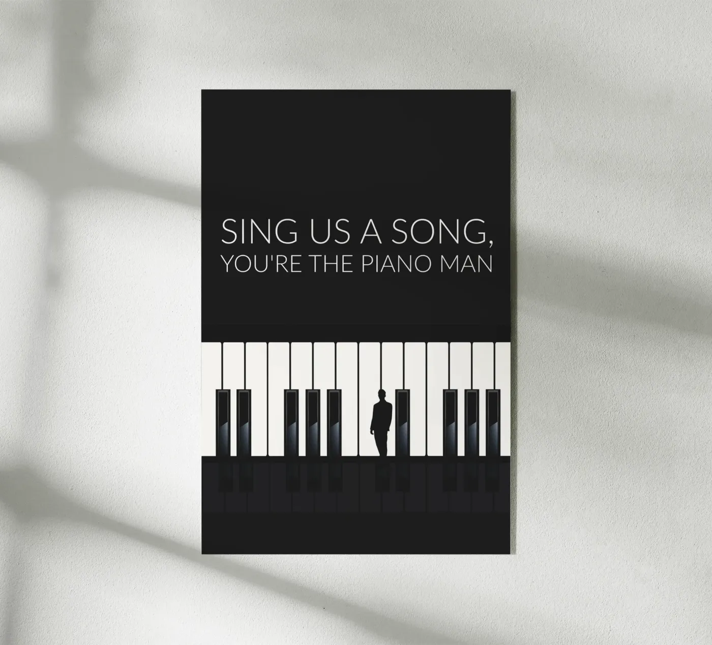 Piano man plexiglass da studiopicaprints