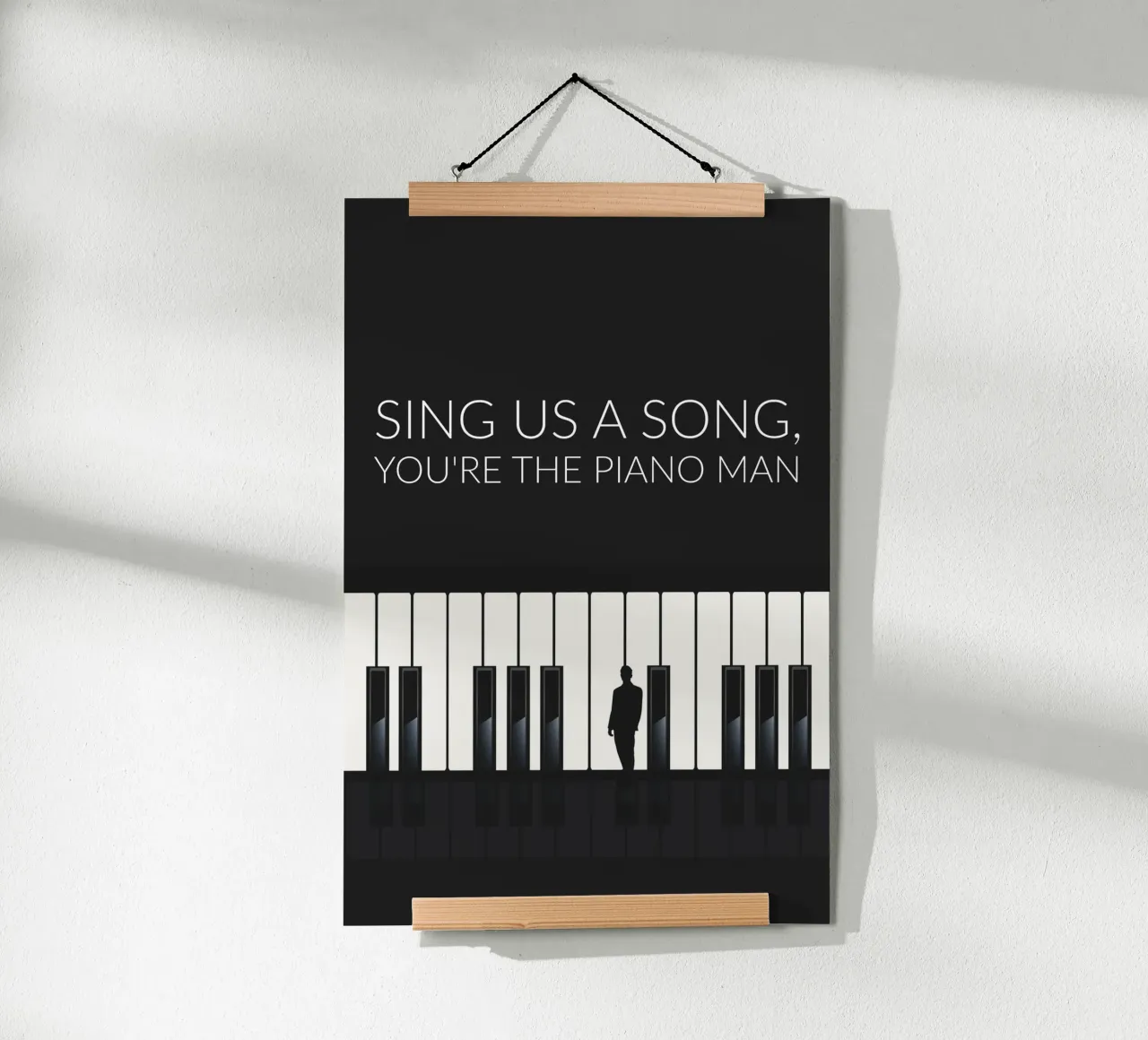 Piano man poster da studiopicaprints