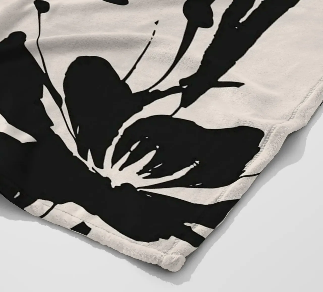 fiori d'inchiostro coperta in pile da studiopicaprints