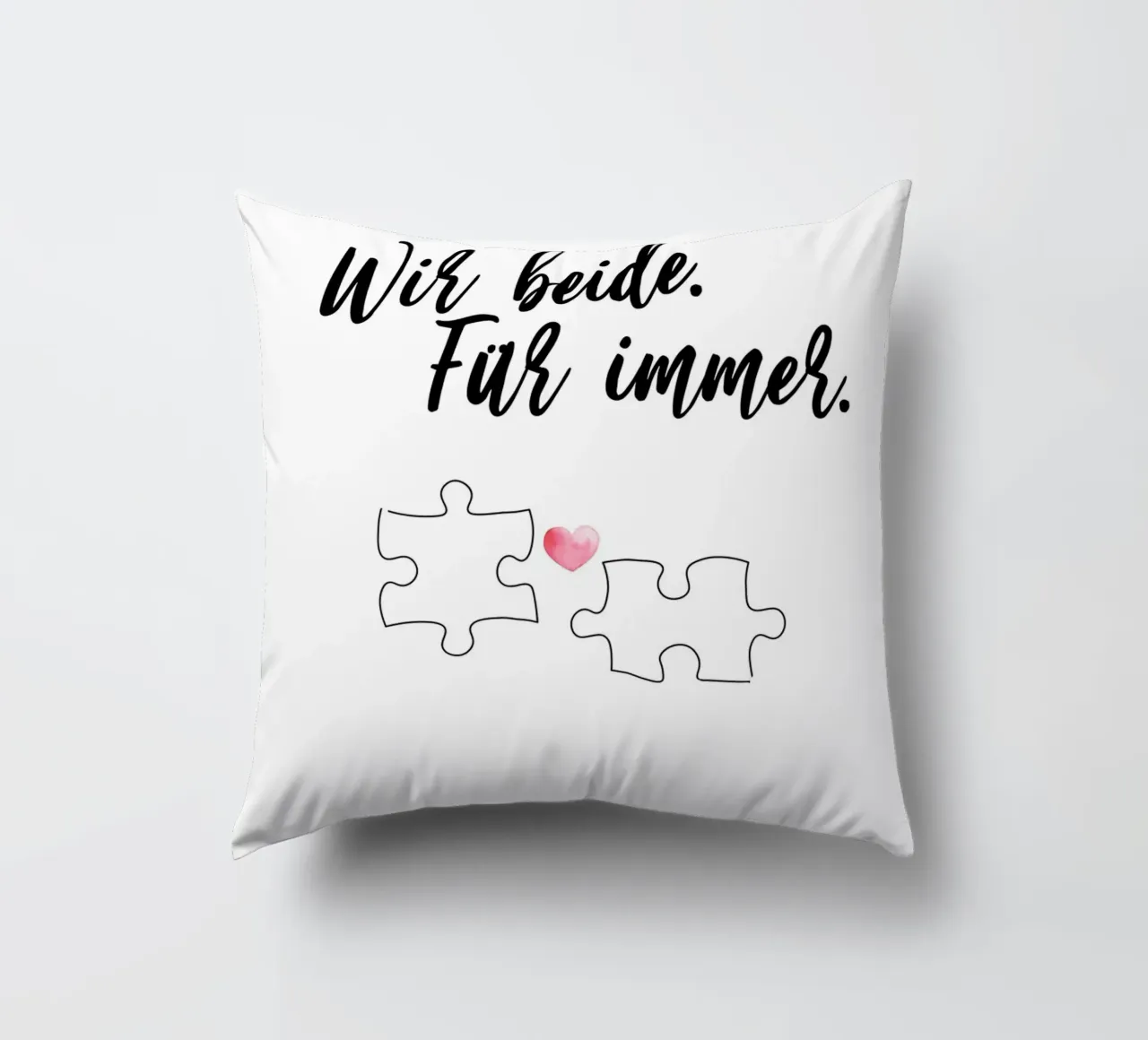 Wir beide für immer cuscino da artbox44