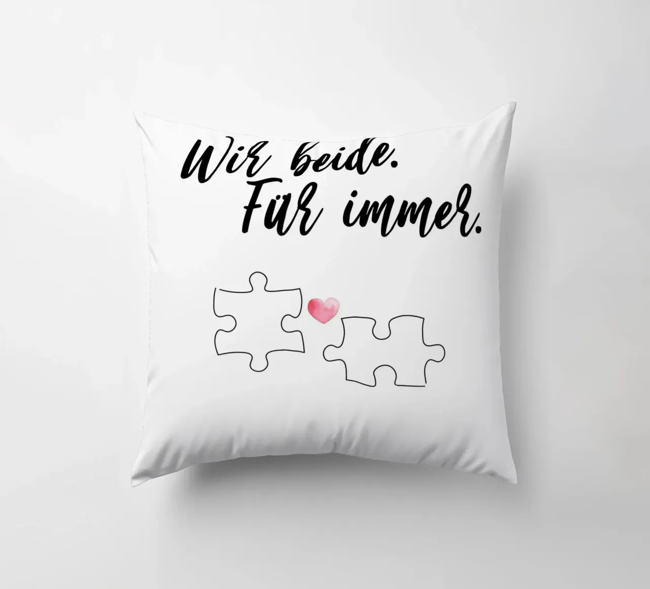 Wir beide für immer cuscino da artbox44