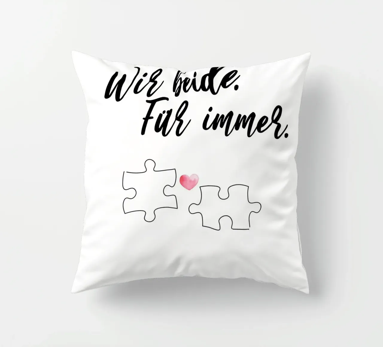 Wir beide für immer cuscino da artbox44