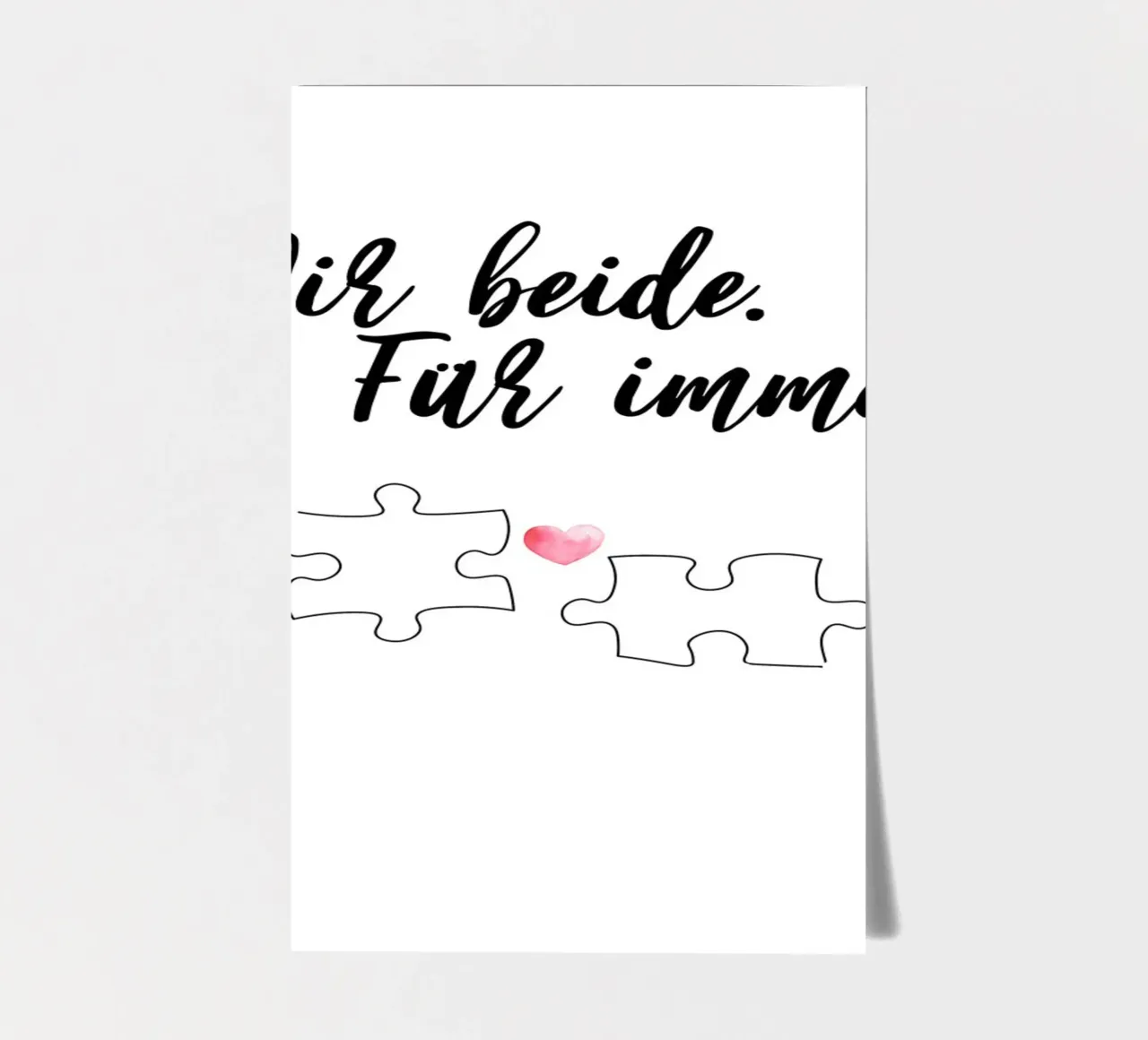 Wir beide für immer sticker sheet by artbox44