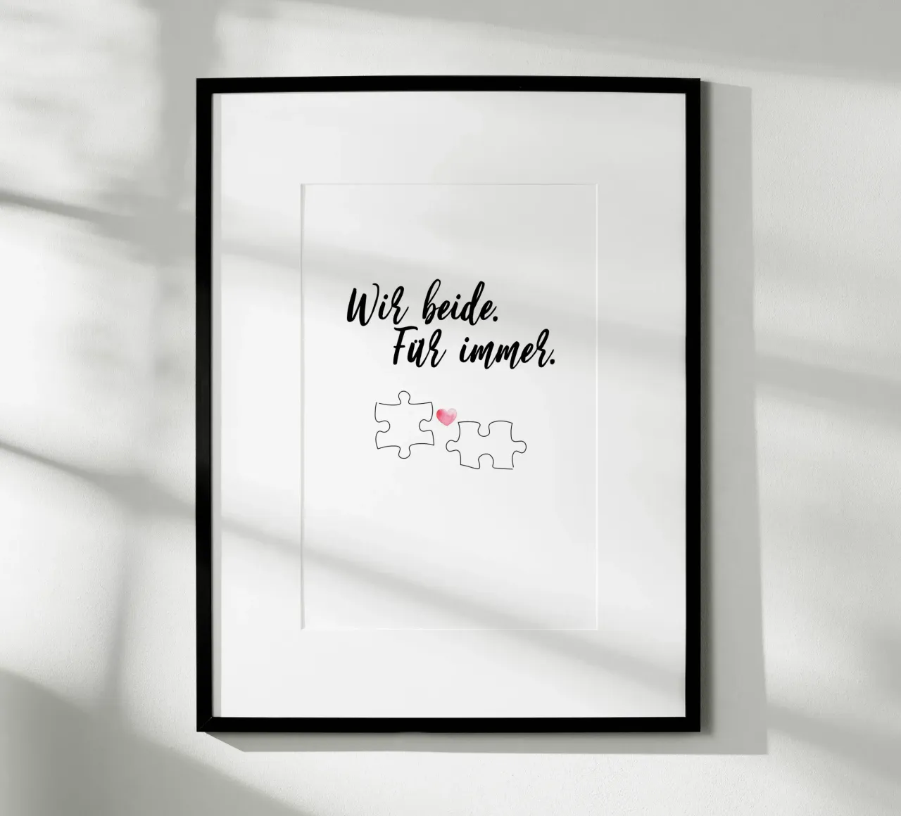 Wir beide für immer poster by artbox44