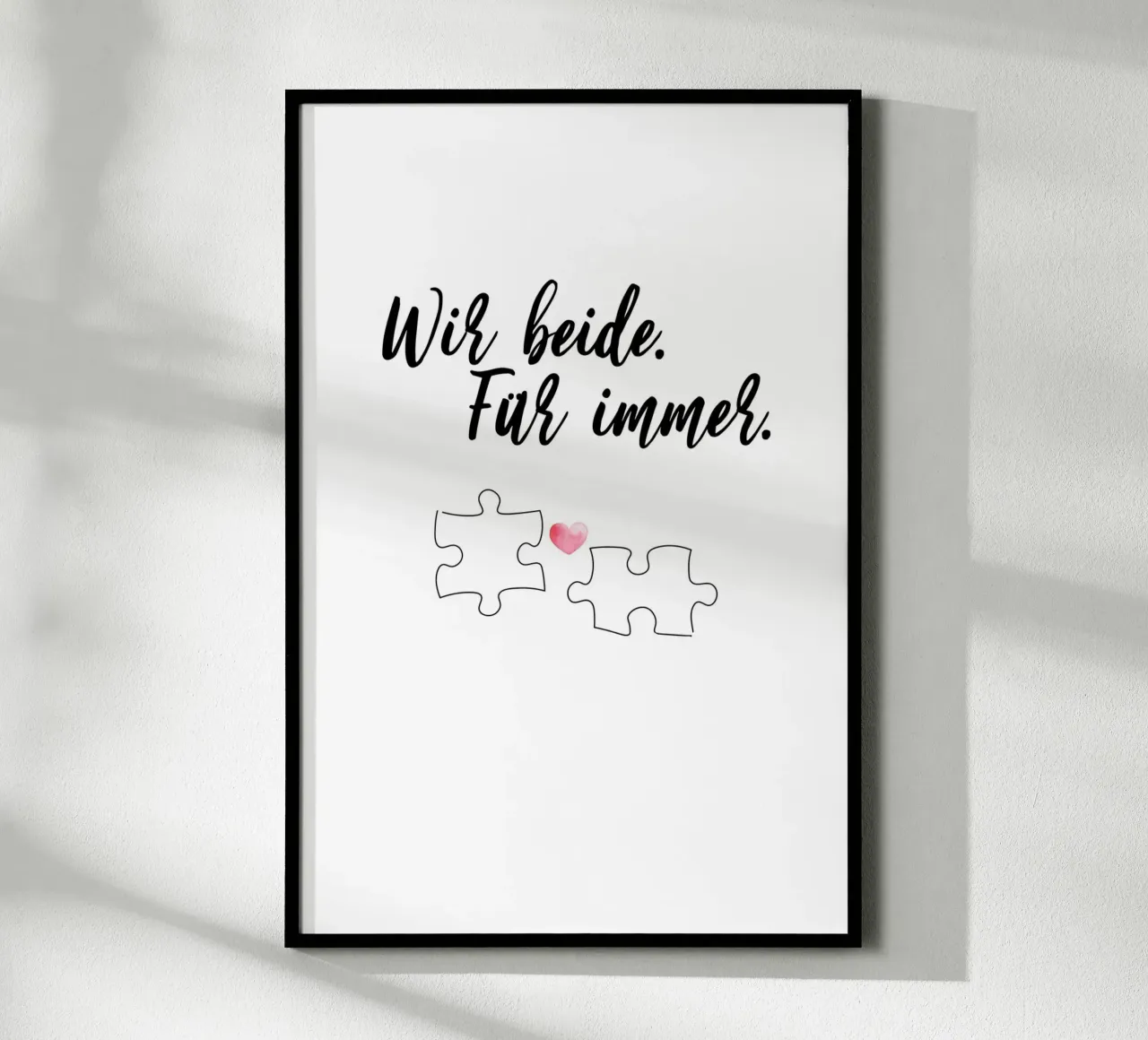 Wir beide für immer poster by artbox44