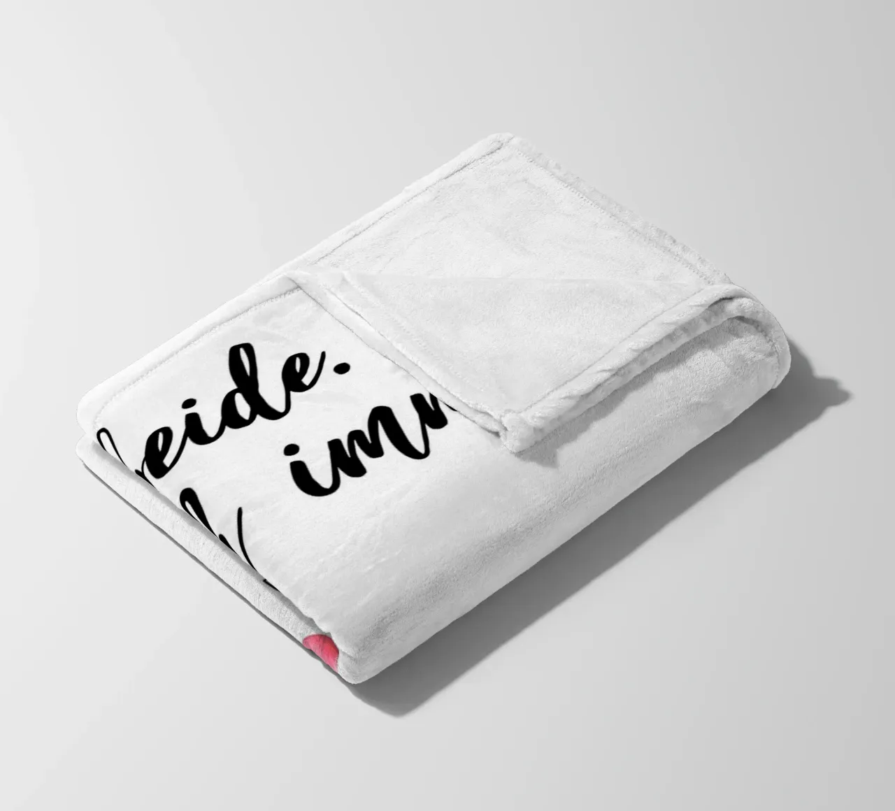 Wir beide für immer fleece blanket by artbox44