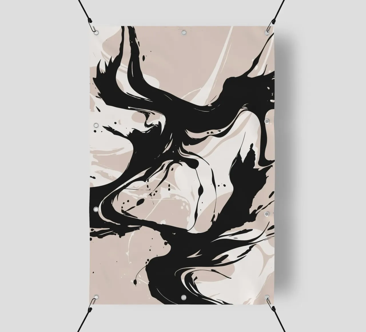 Stile Pollock telo in pvc da studiopicaprints