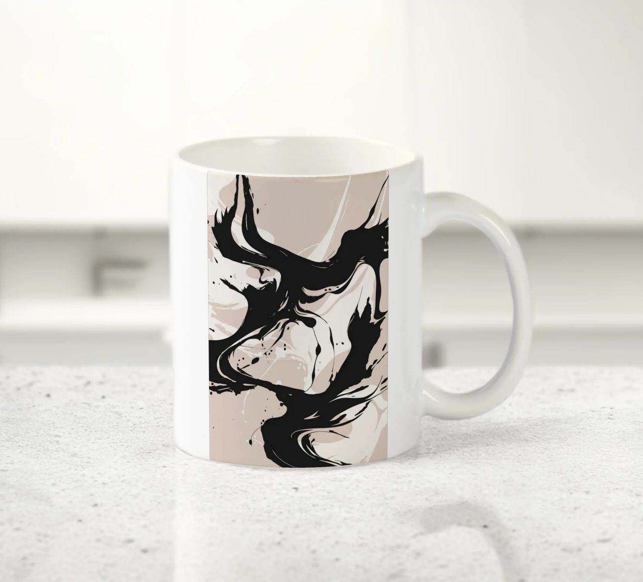 Stile Pollock tazza in ceramica da studiopicaprints