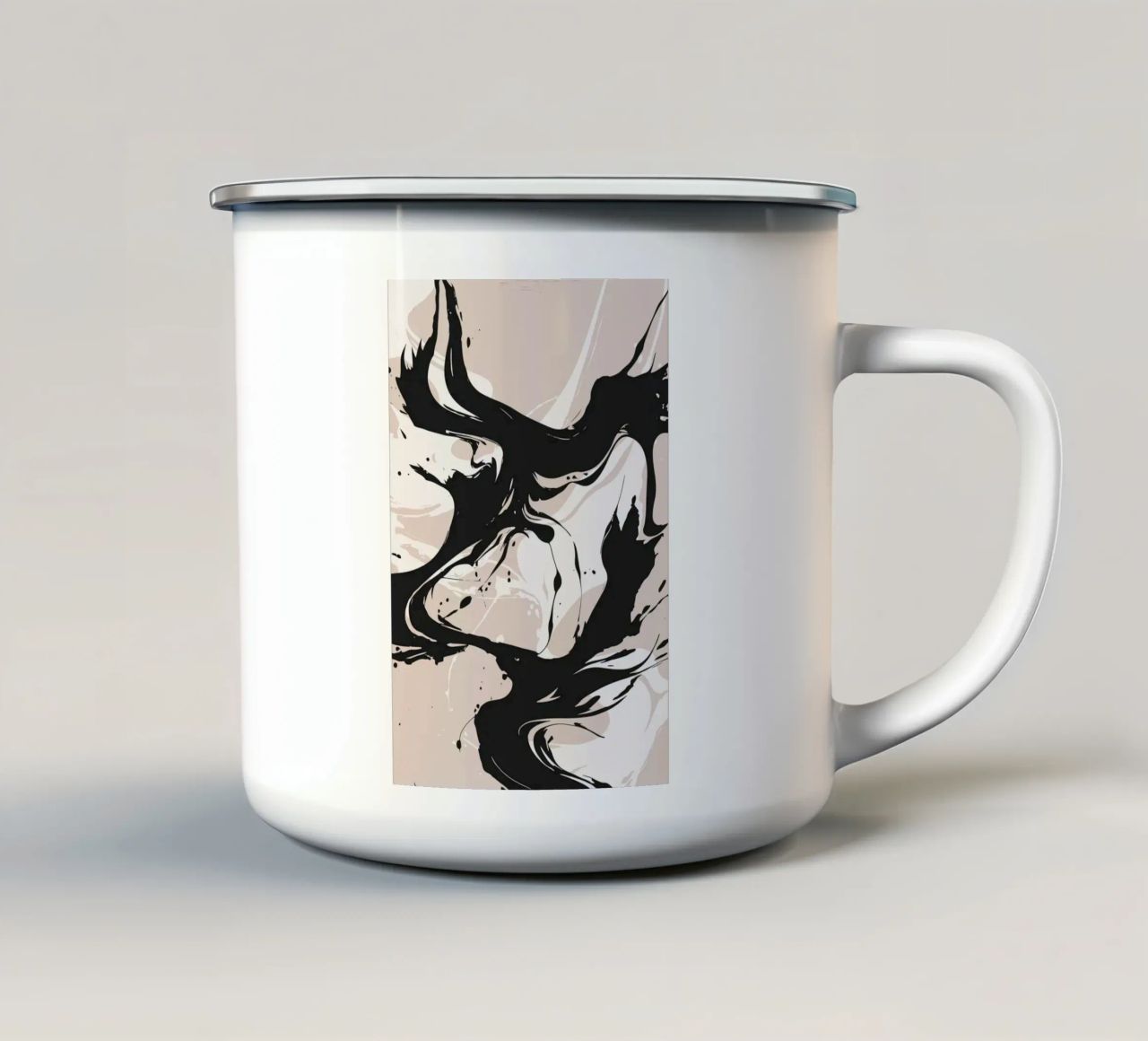 Stile Pollock tazza in smalto da studiopicaprints