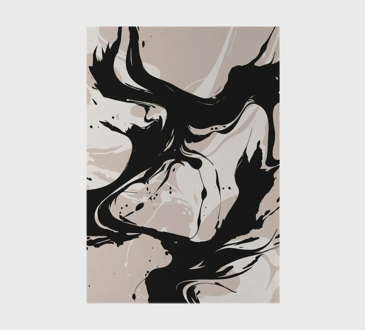 Pollock style notebook by studiopicaprints
