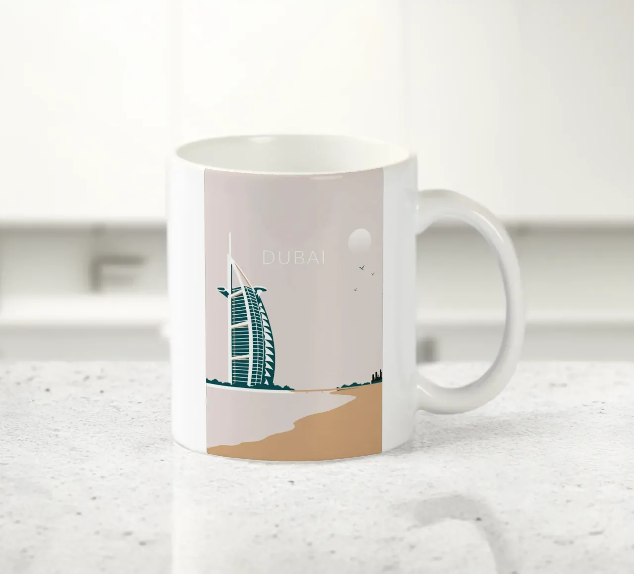 Dubai tazza in ceramica da studiopicaprints