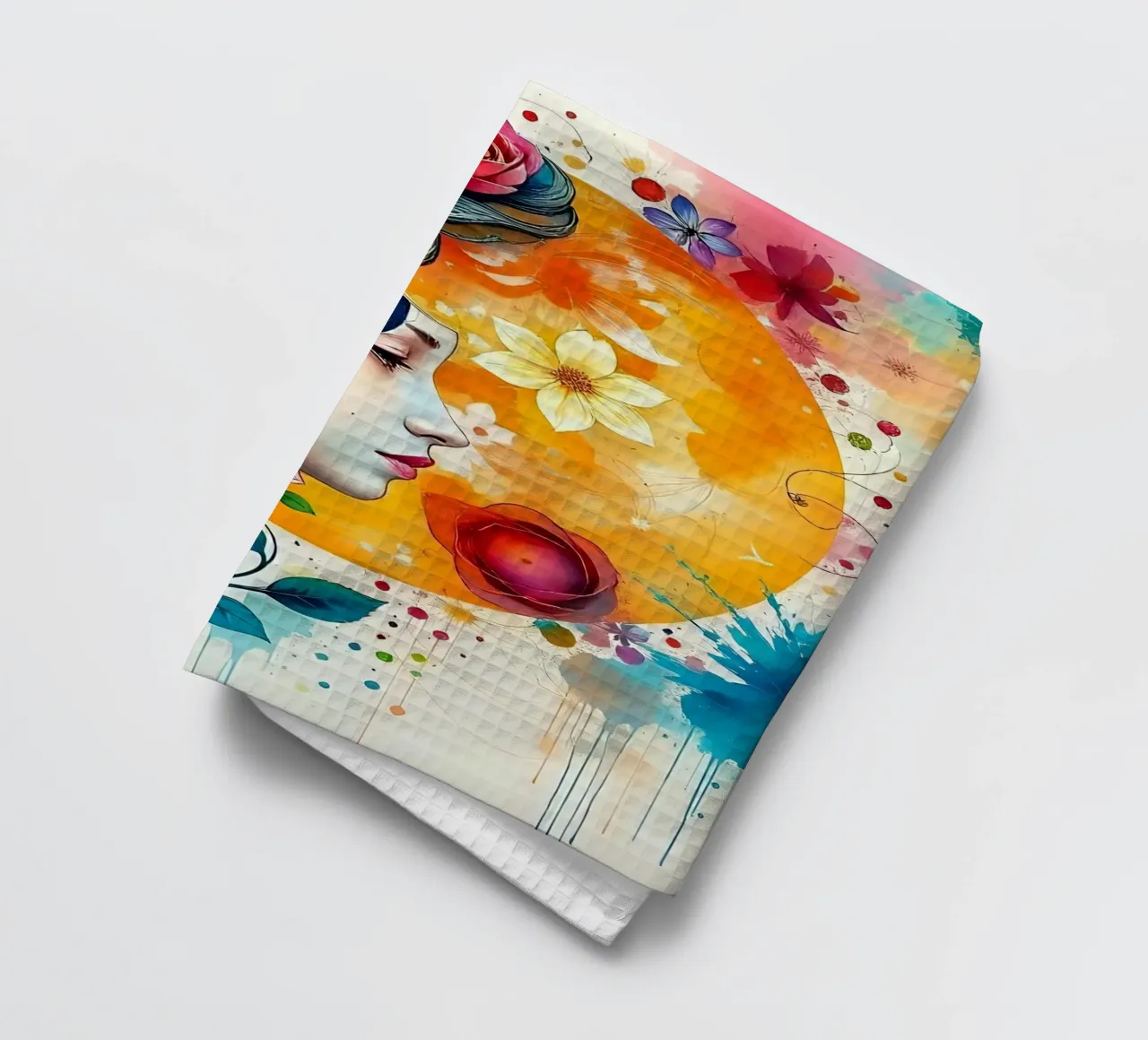 Visage dans l'image_5 torchon de Farb- und Blütenzauber by LK