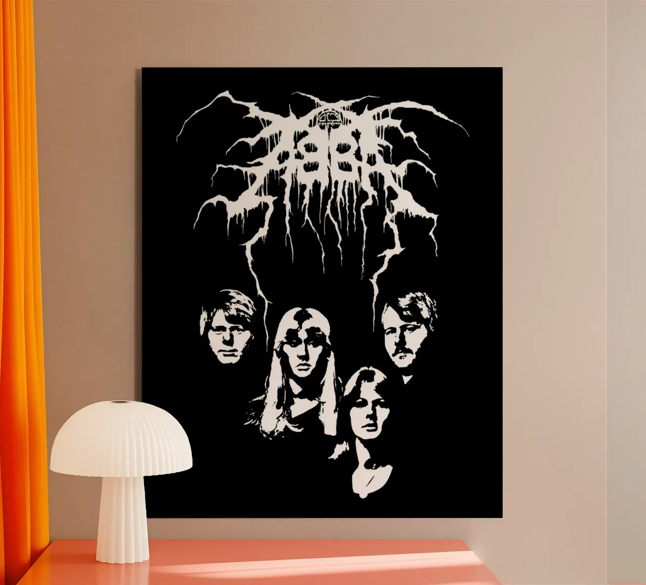 Abba Metal Version alluminio dibond da HUMMERSONIC