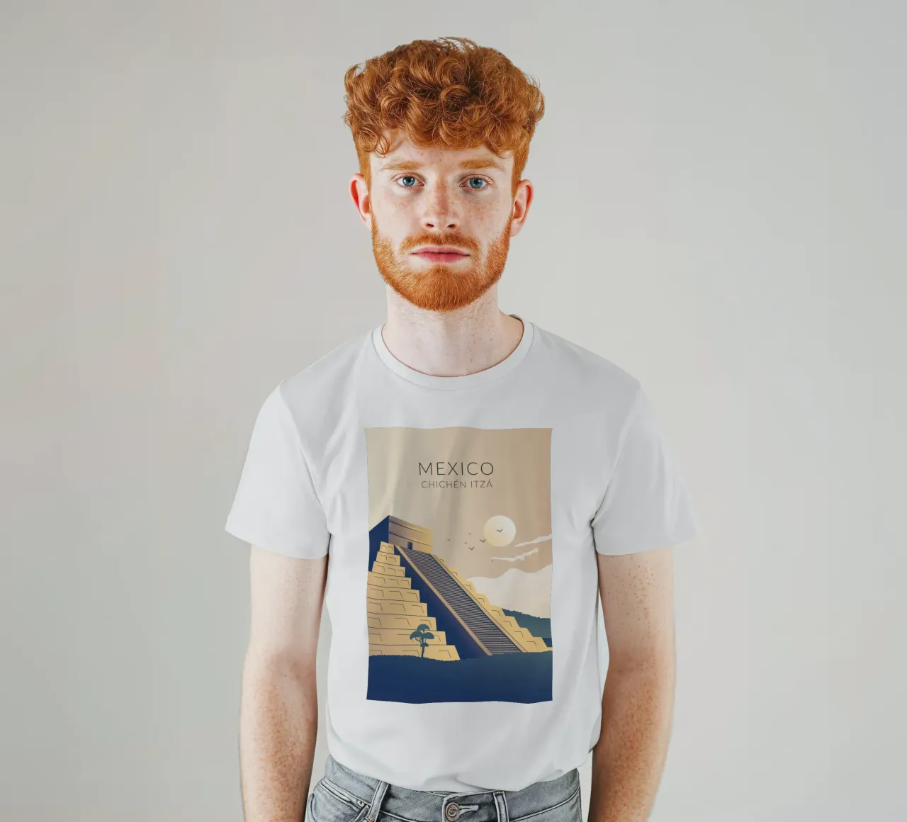 Chichén Itzá Mexico t-shirt by studiopicaprints