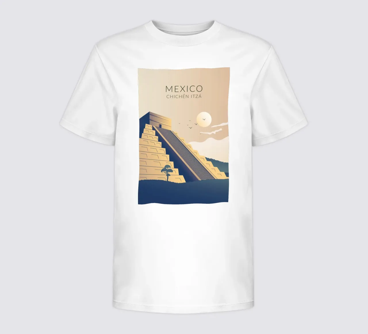 Chichén Itzá Messico t-shirt bambini da studiopicaprints