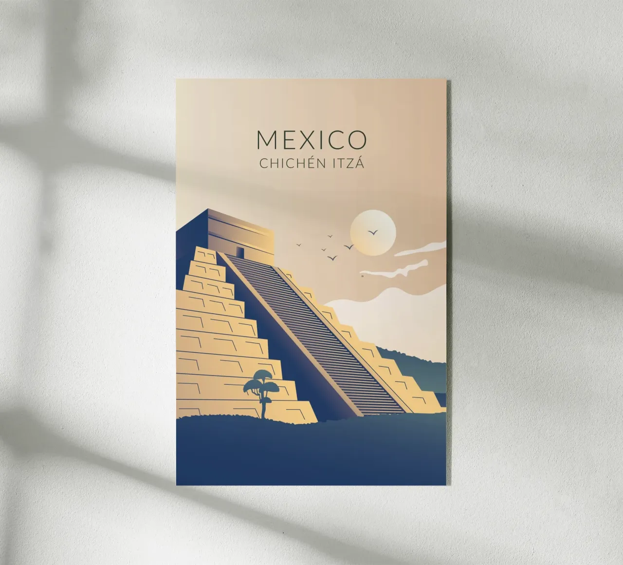 Chichén Itzá Messico plexiglass da studiopicaprints