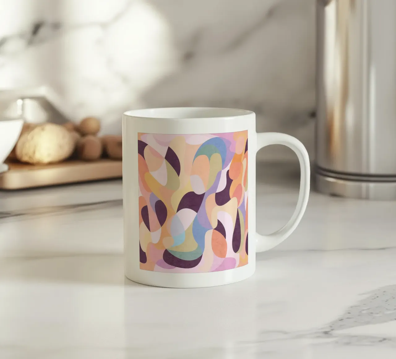 Abstract Play Keramik Tasse von lovely lines