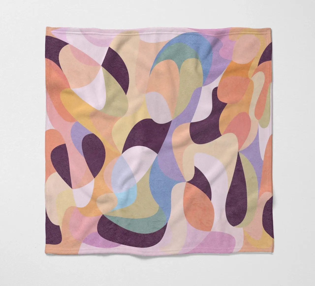 Abstract Play coperta in pile da lovely lines