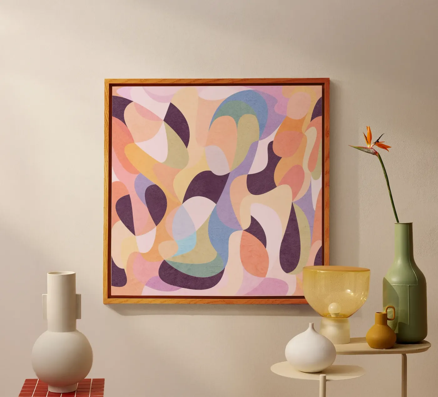 Abstract Play acryl van Abstract Joy