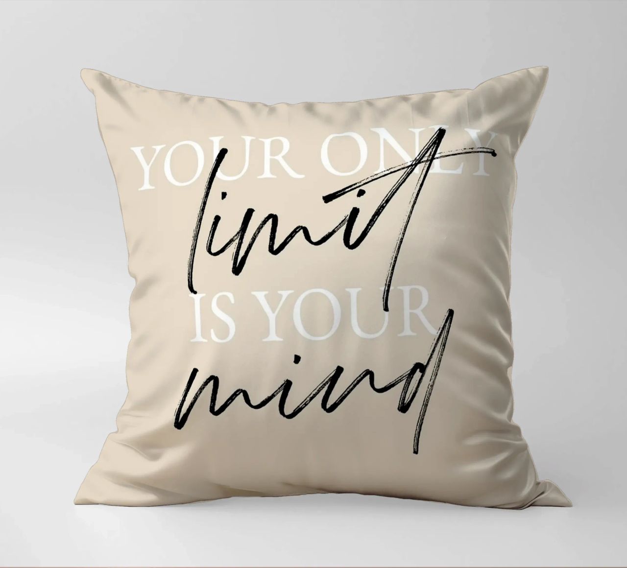 Your only limit is your mind cuscino da artbox44