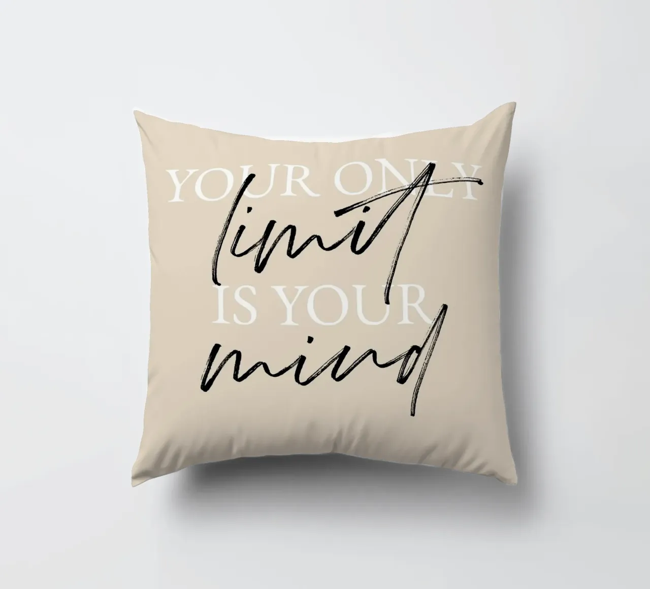 Your only limit is your mind cuscino da artbox44