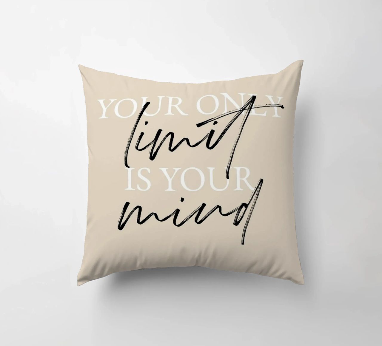 Your only limit is your mind cuscino da artbox44