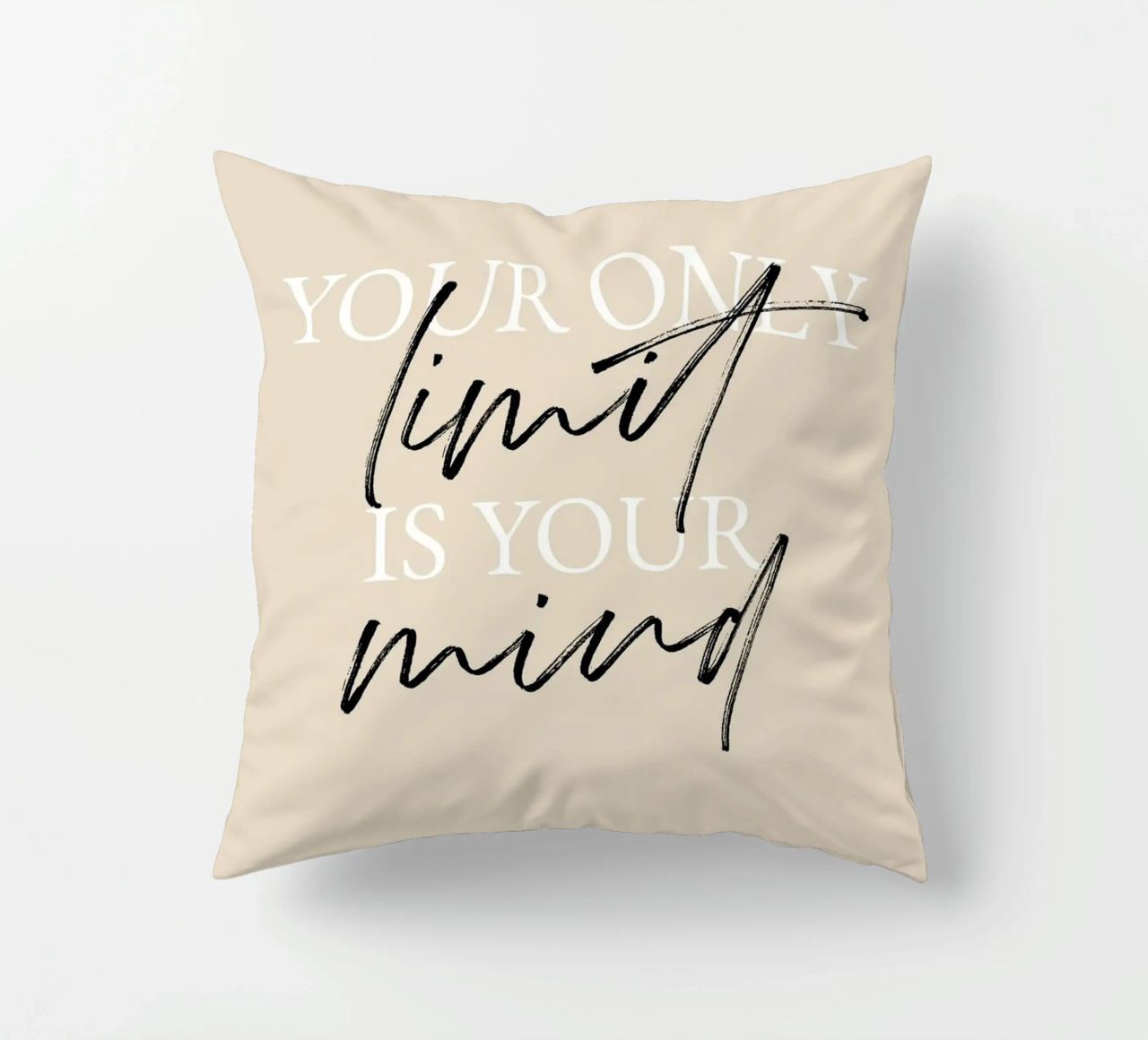 Your only limit is your mind cuscino da artbox44