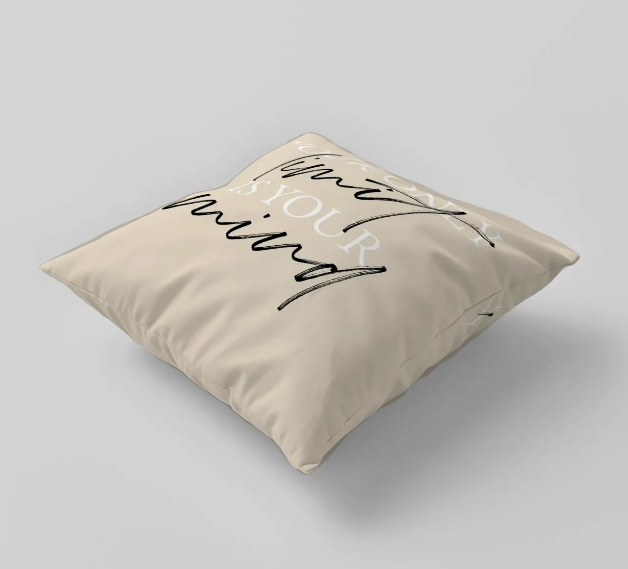 Your only limit is your mind cuscino da artbox44