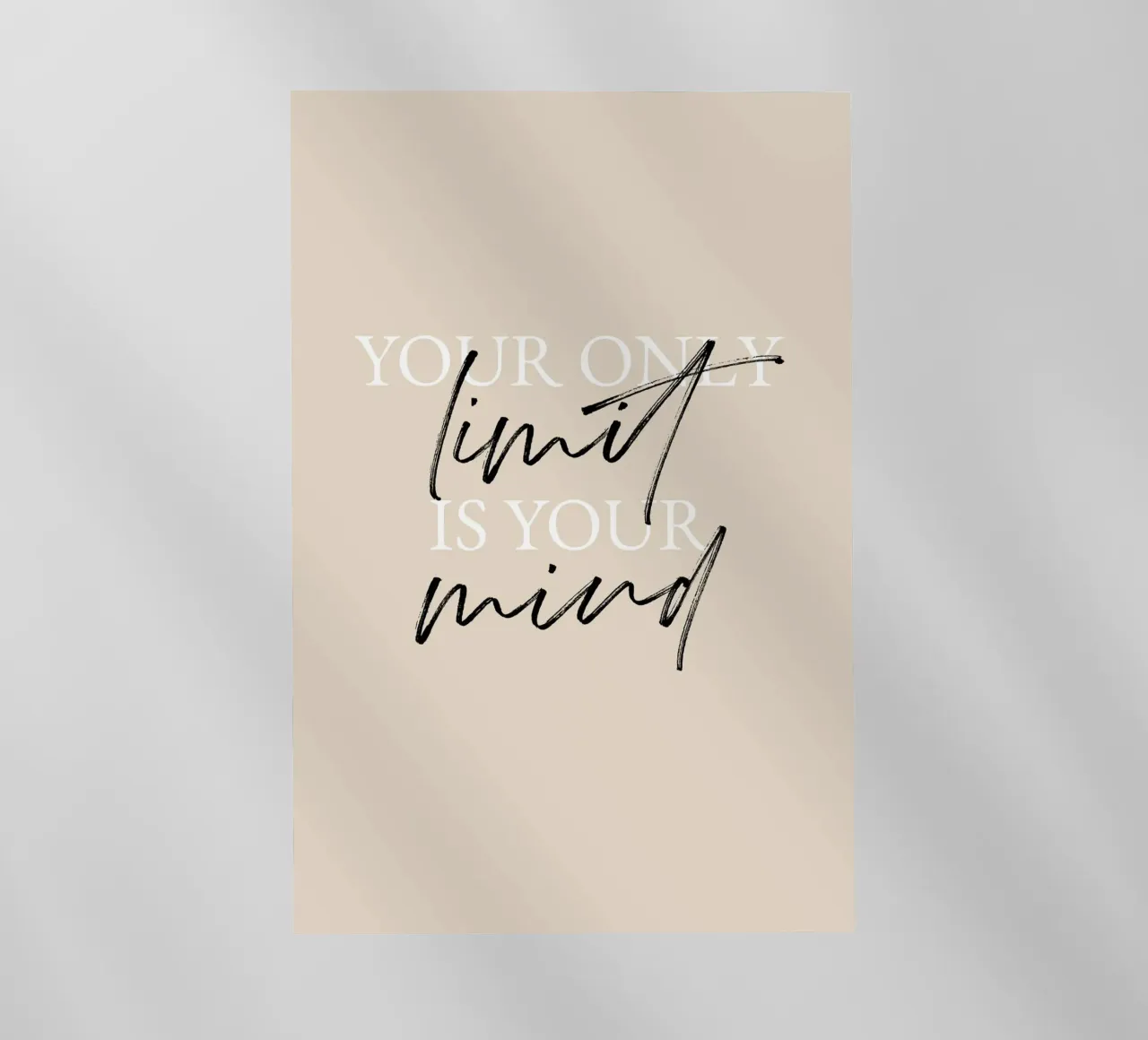 Your only limit is your mind pellicola backlit da artbox44