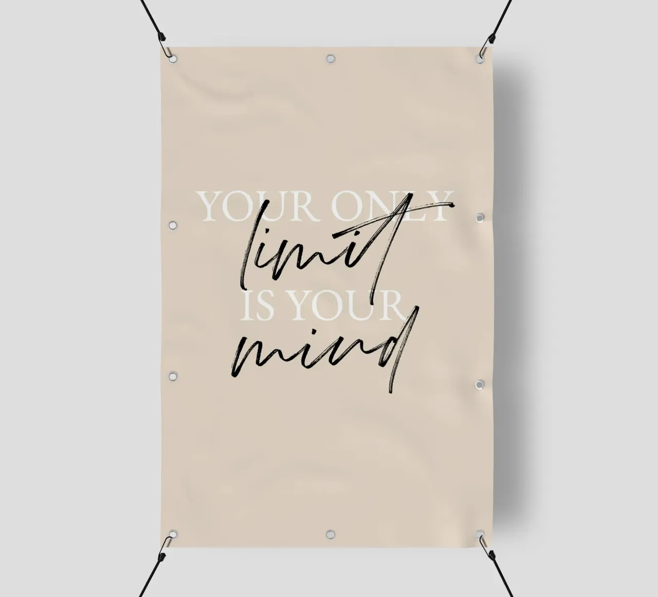 Your only limit is your mind telo in pvc da artbox44