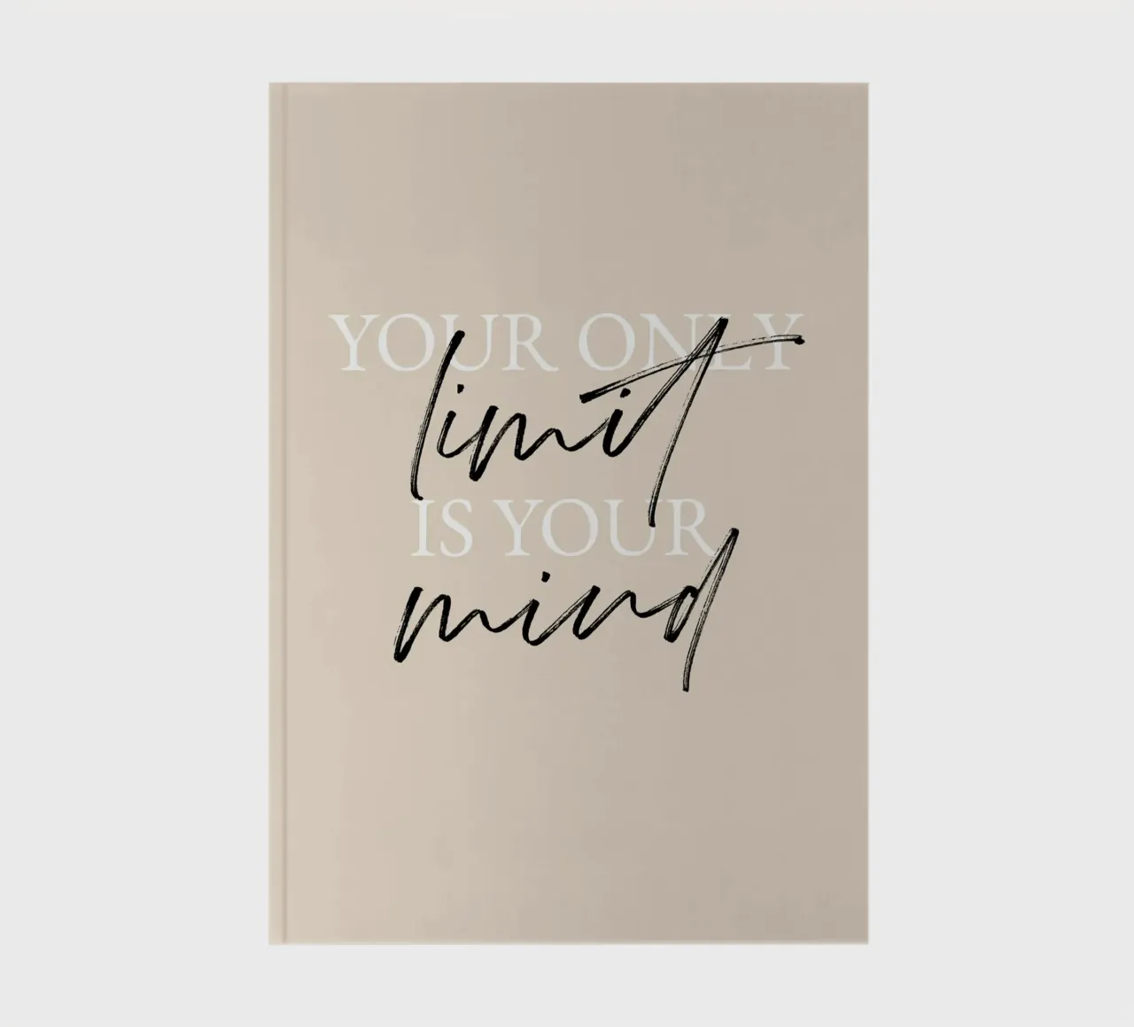 Your only limit is your mind notebook by artbox44