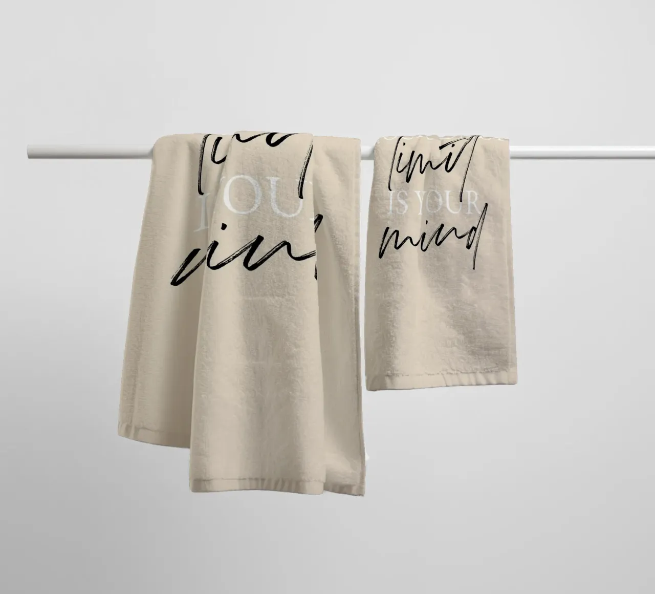Your only limit is your mind Handtuch von artbox44