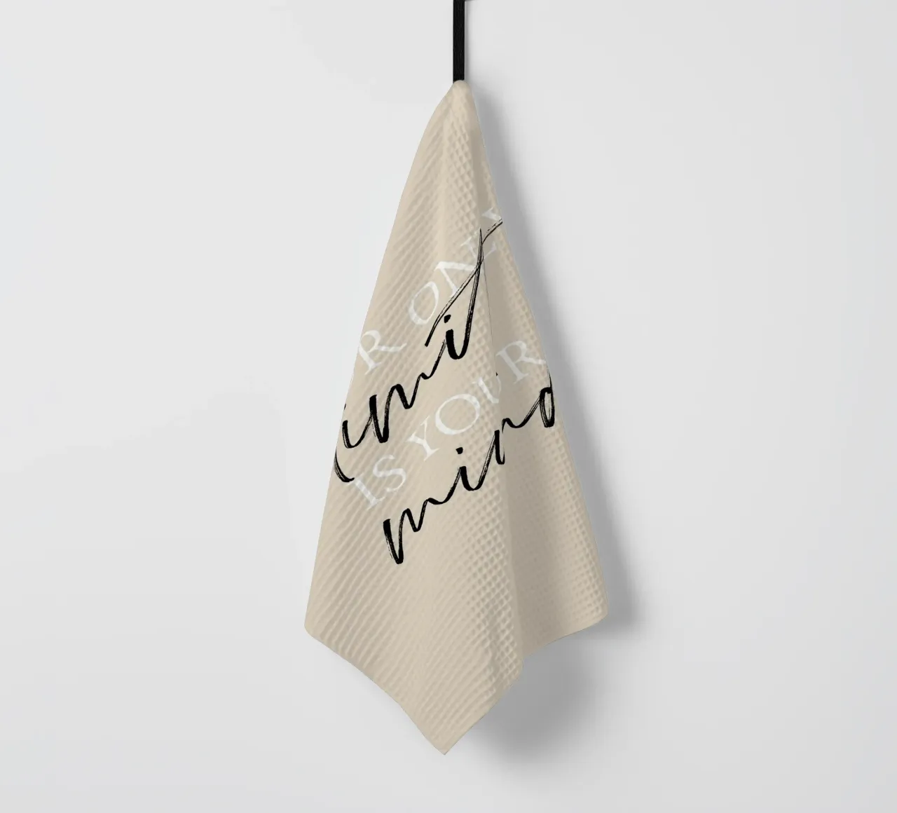 Your only limit is your mind tea towel by artbox44