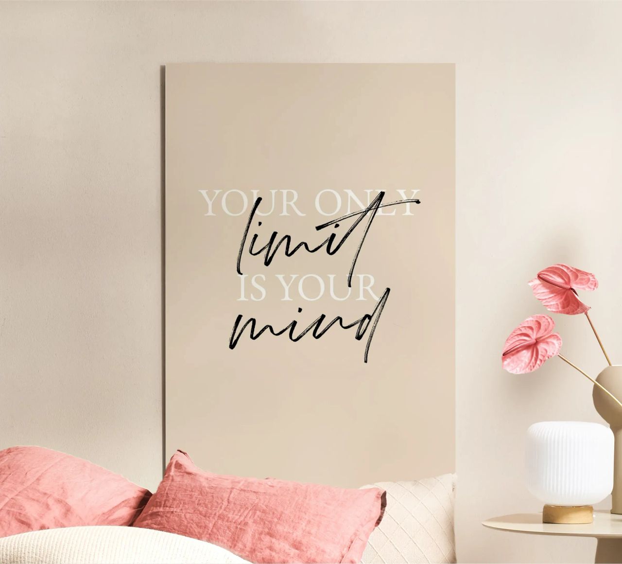 Your only limit is your mind alluminio dibond da artbox44