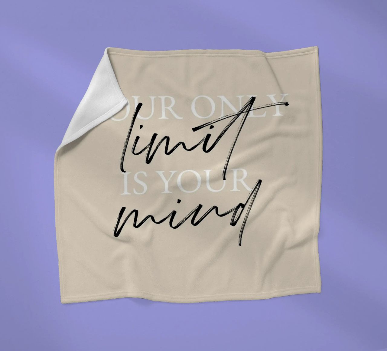 Your only limit is your mind coperta in pile da artbox44