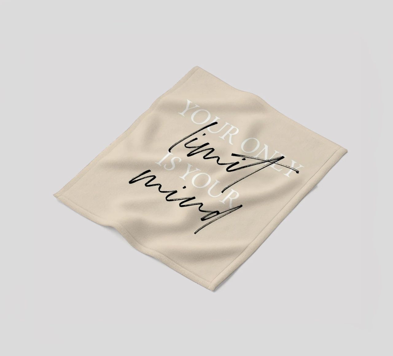 Your only limit is your mind coperta in pile da artbox44