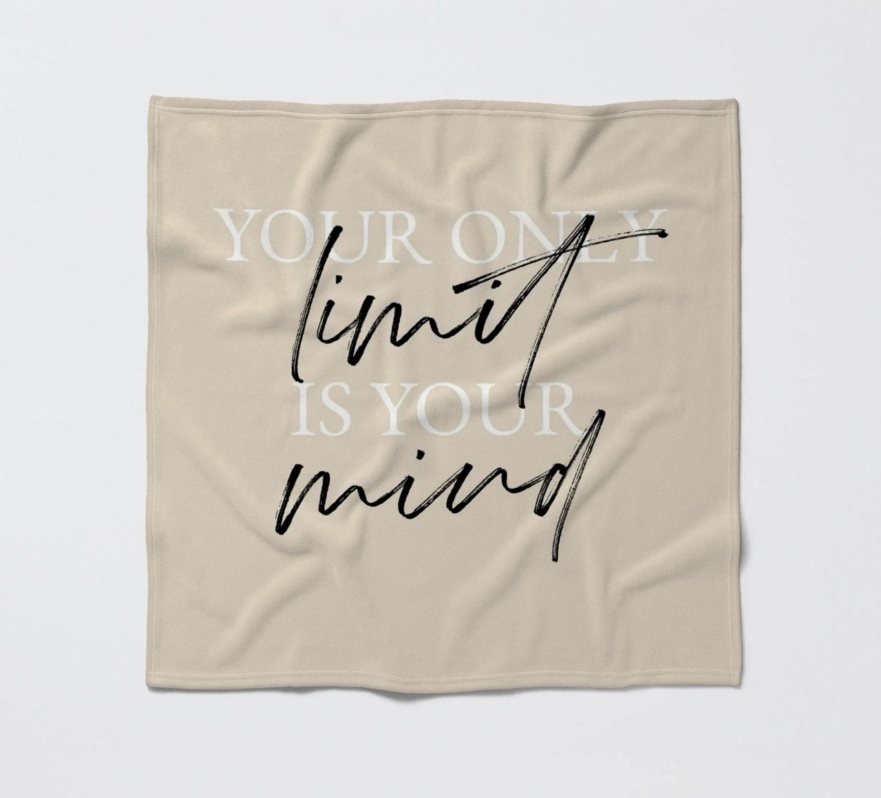 Your only limit is your mind coperta in pile da artbox44