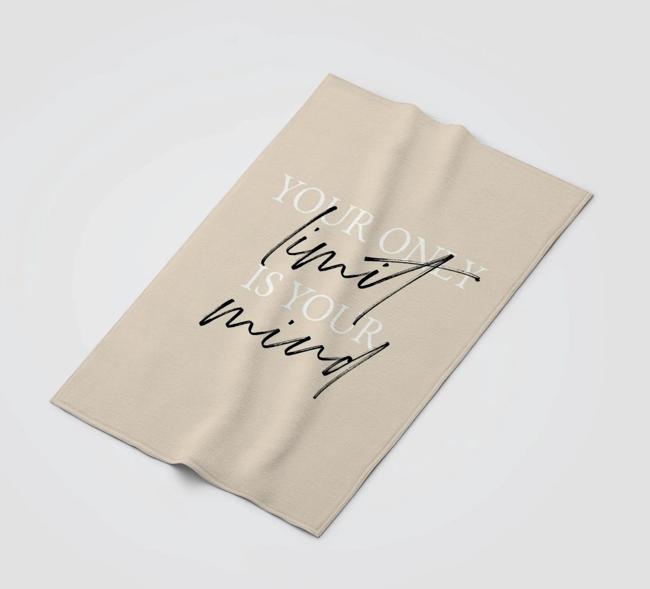 Your only limit is your mind coperta in pile da artbox44