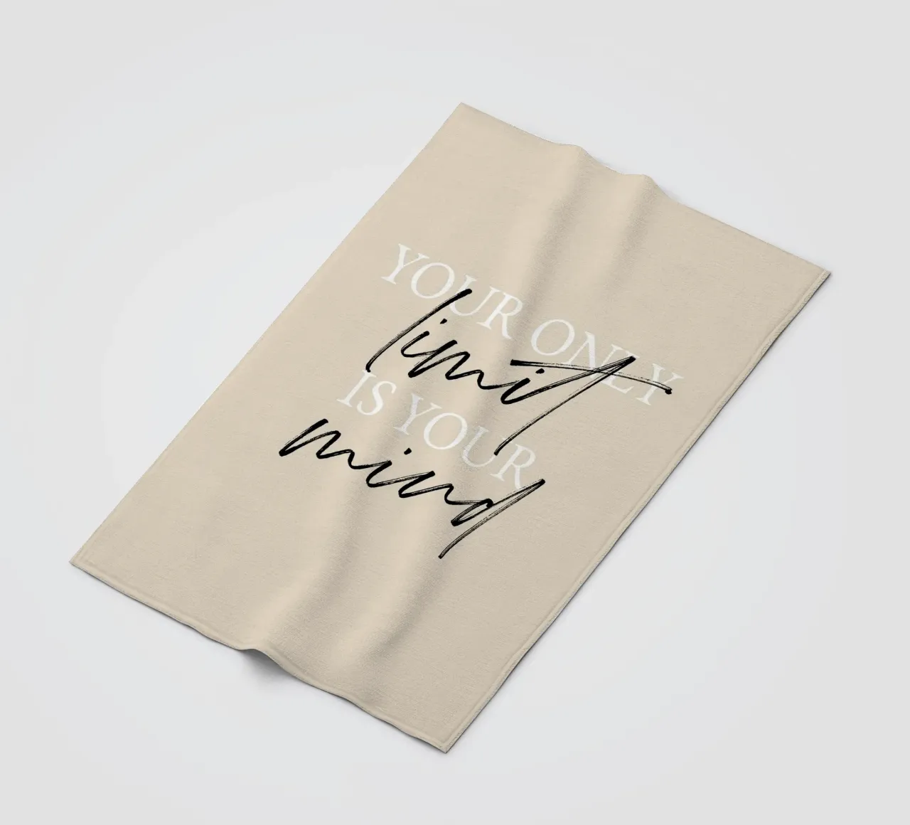 Your only limit is your mind coperta in pile da artbox44