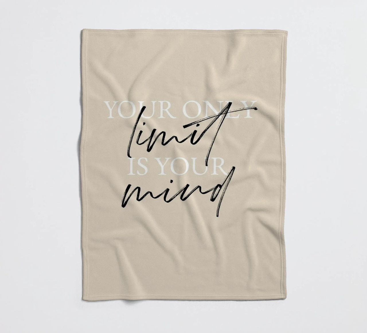 Your only limit is your mind coperta in pile da artbox44