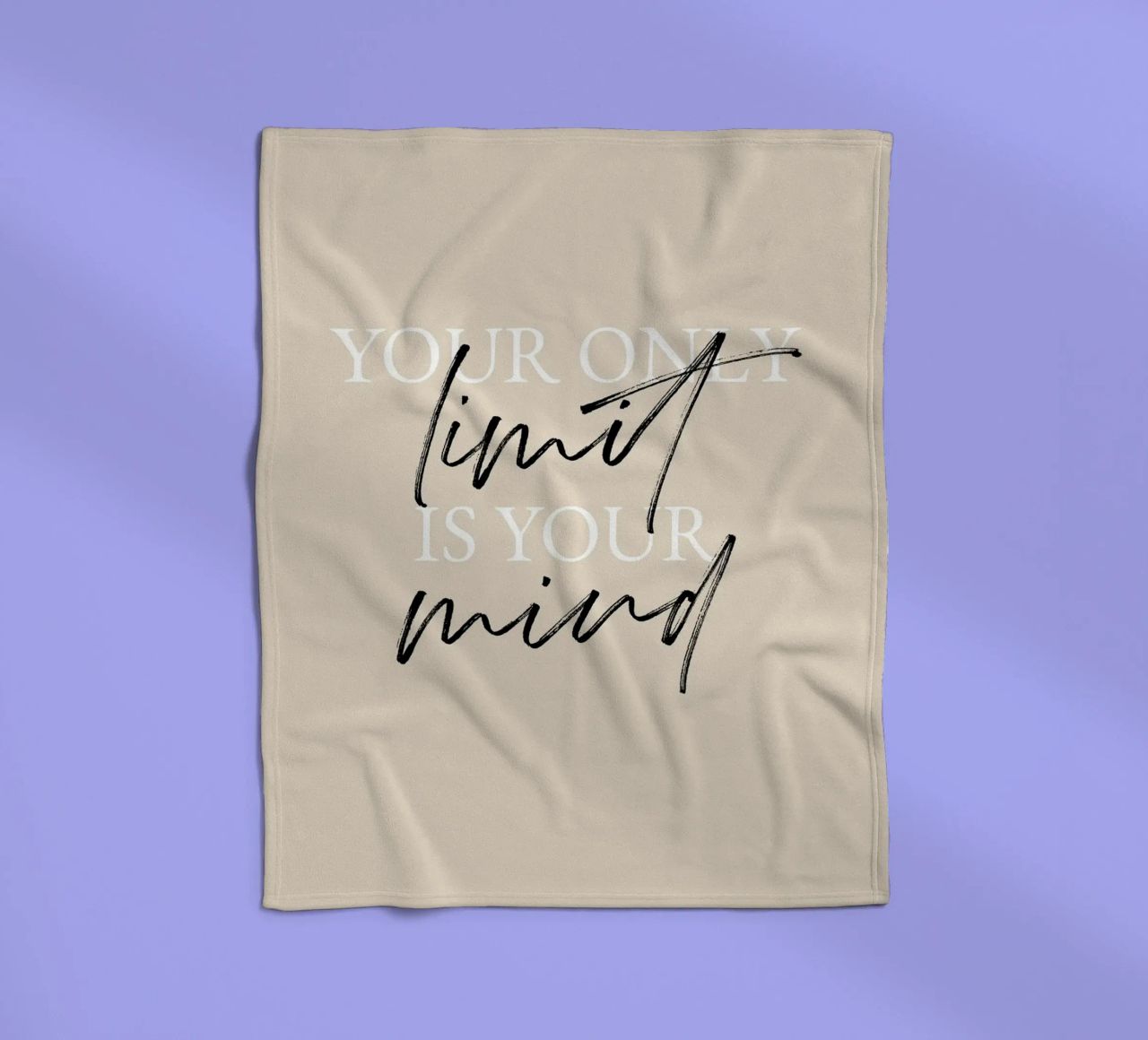 Your only limit is your mind coperta in pile da artbox44