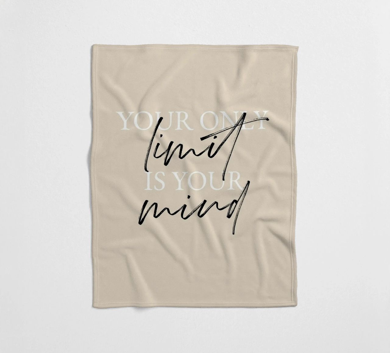 Your only limit is your mind coperta in pile da artbox44