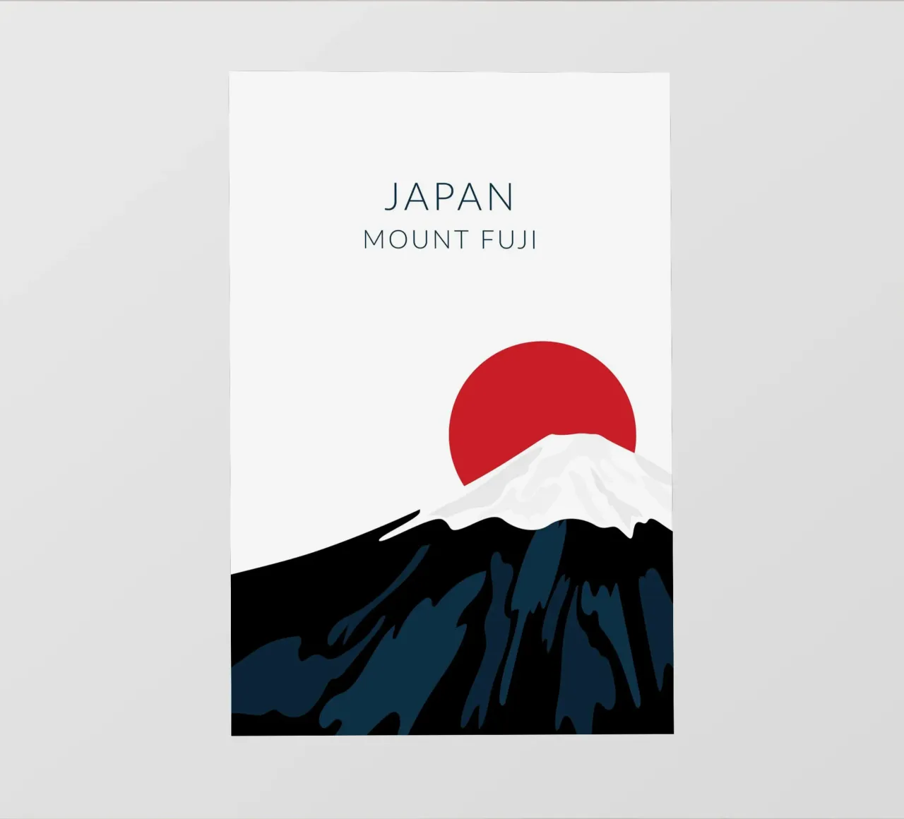 Monte Fuji Giappone telo in pvc da studiopicaprints