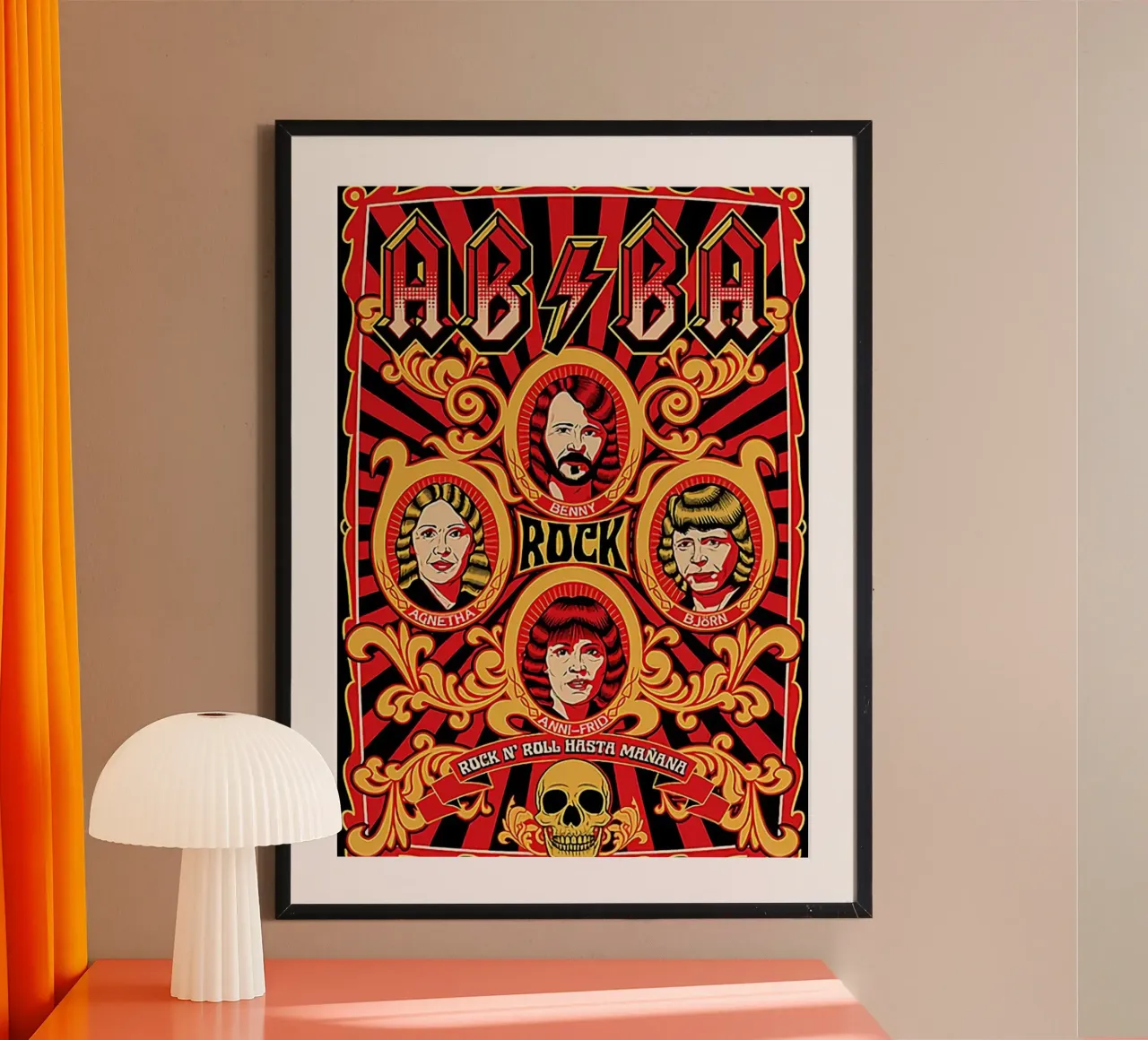 Rock n roll hasta manana - Abba poster da HUMMERSONIC