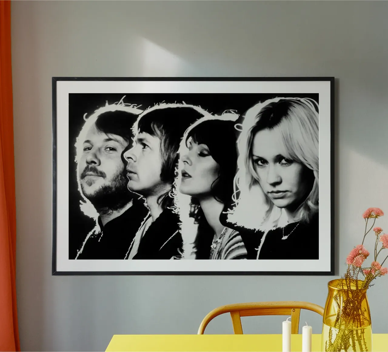Abba Rock poster con telaio in alluminio da HUMMERSONIC