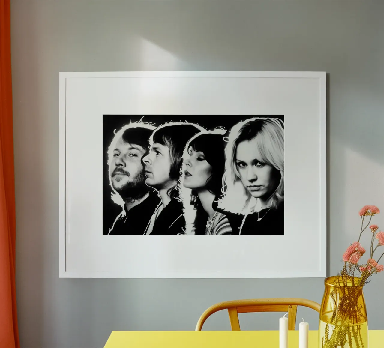 Abba Rock poster con telaio in alluminio da HUMMERSONIC