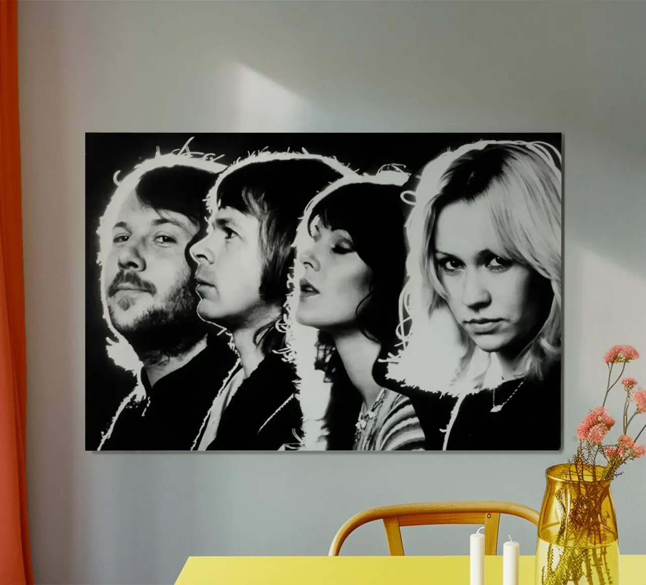 Abba Rock poster con telaio in alluminio da HUMMERSONIC