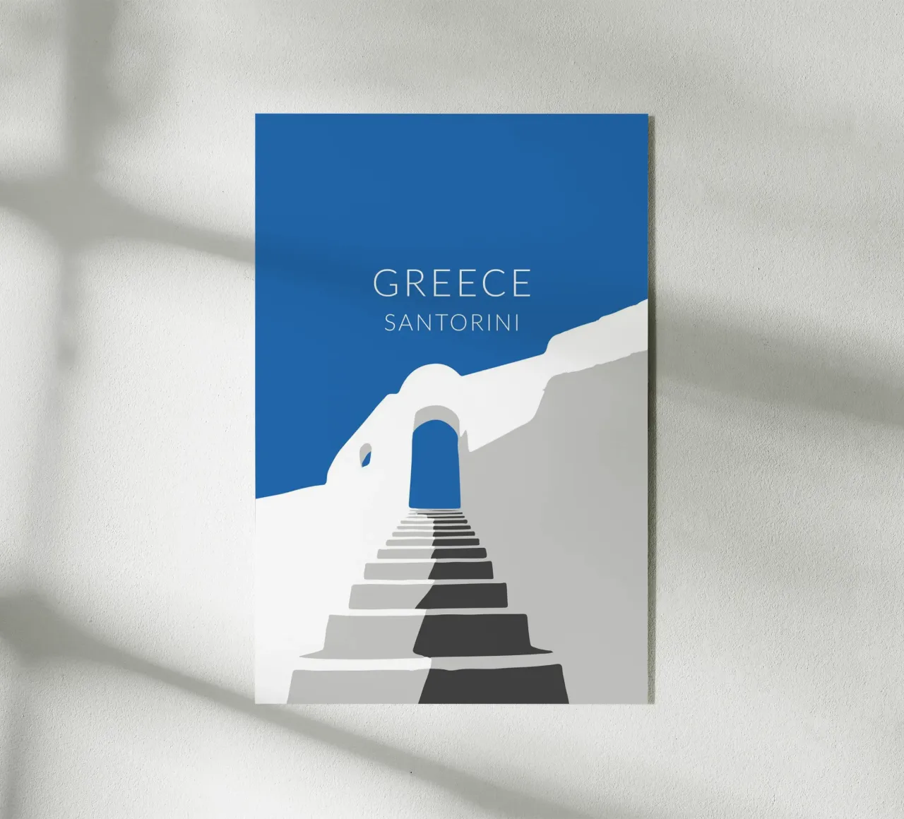 Santorini Grecia plexiglass da studiopicaprints
