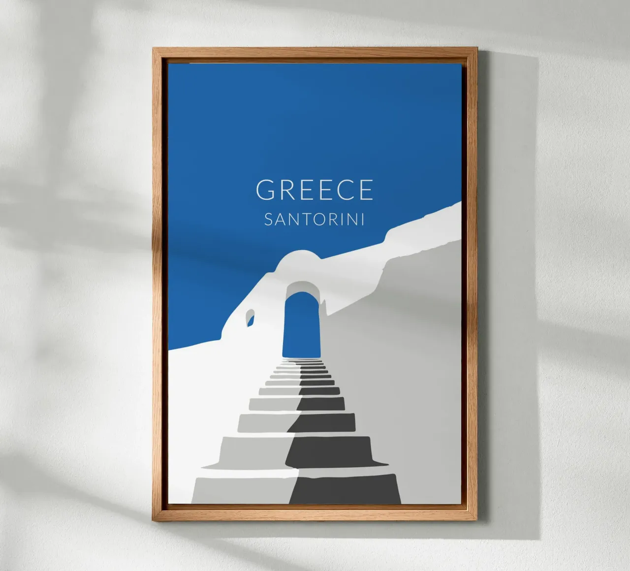 Santorini Greece canvas by studiopicaprints